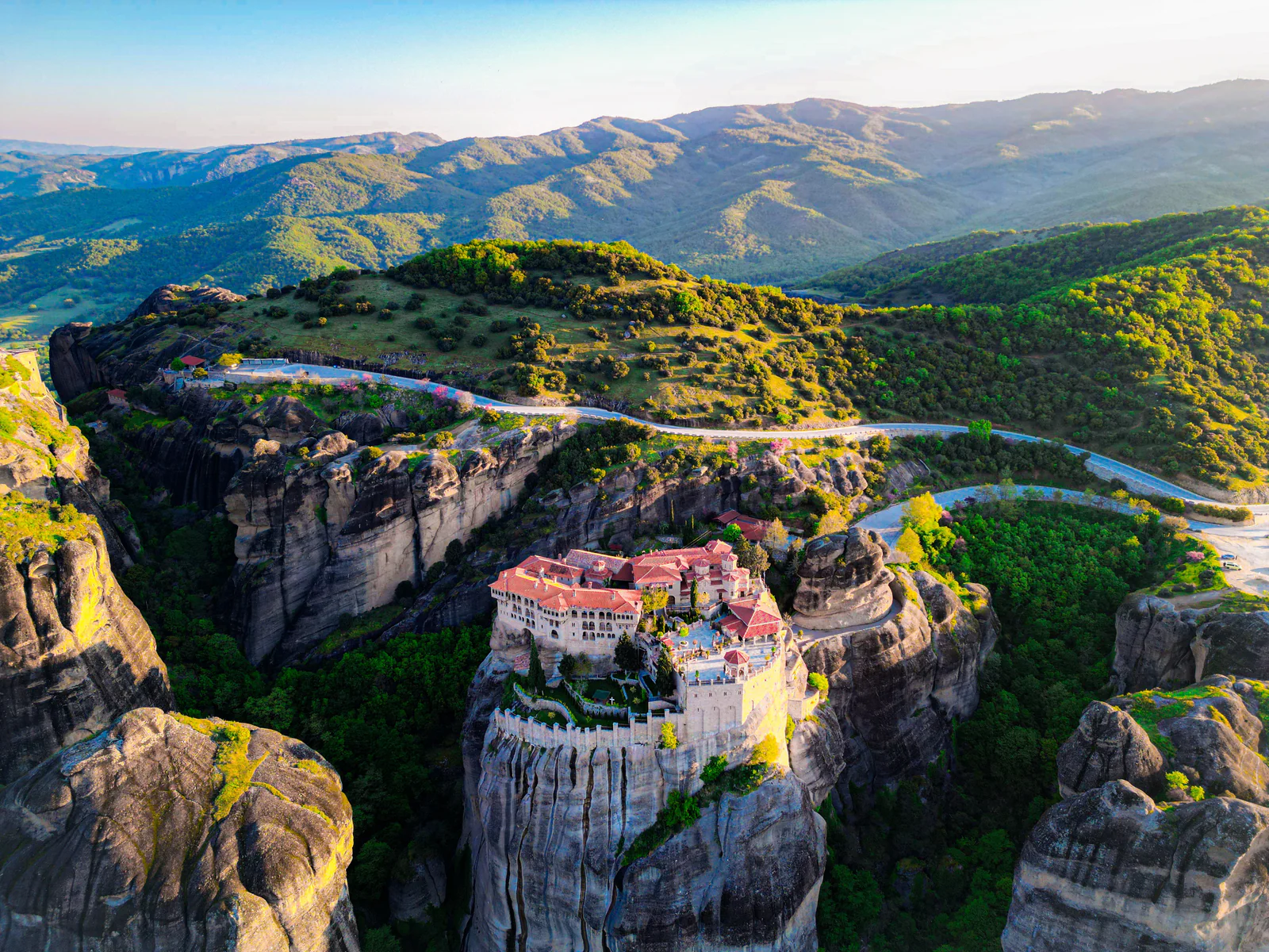 Meteora monastery view
